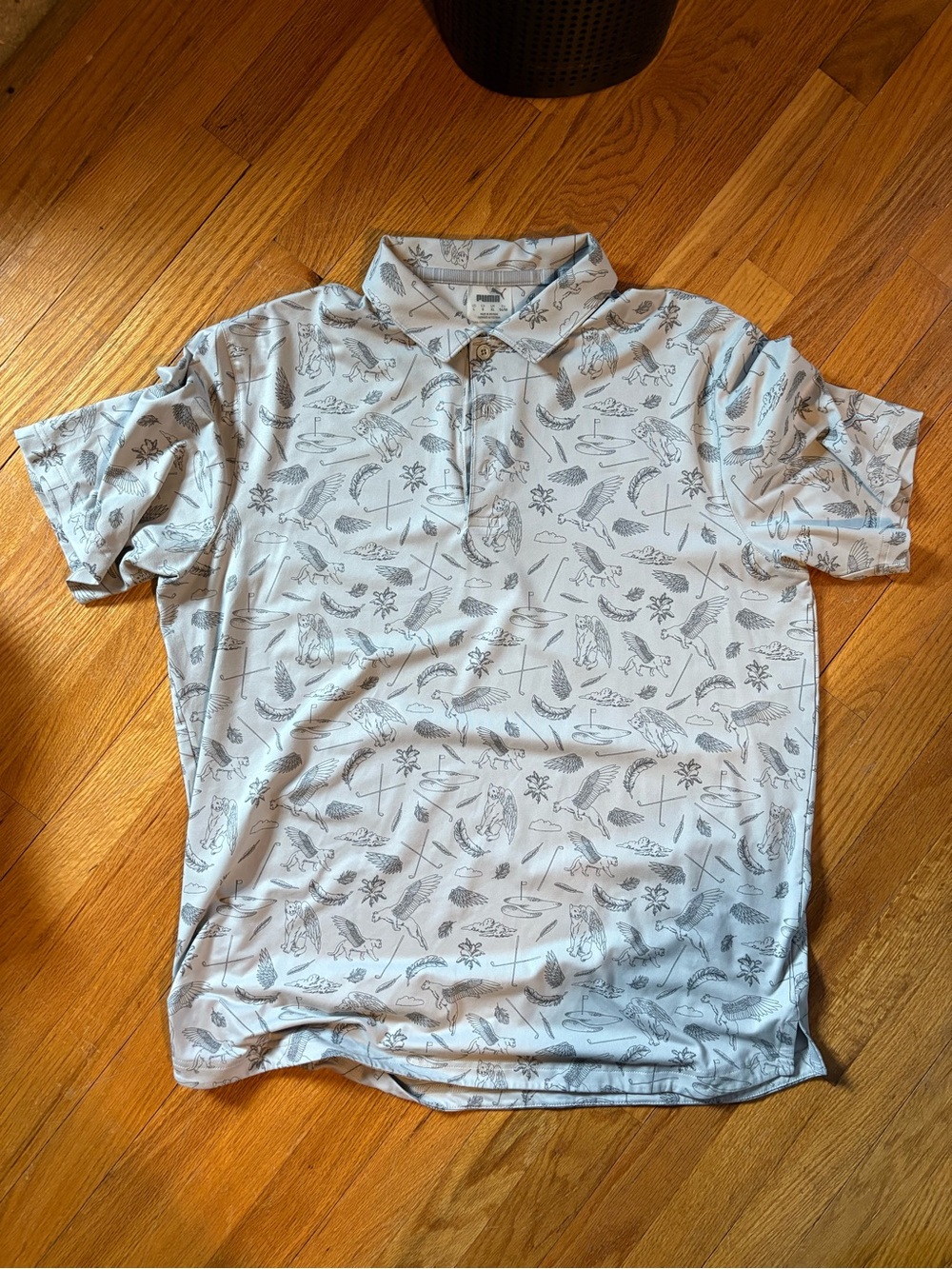 Puma Golf Printed Polo Shirt
